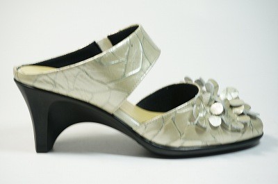Shoes luxury Mule 10P23Sep15 Mule special yuriko Rakuten Mule hurt and flower 610 / leather black heels shoes-all season
